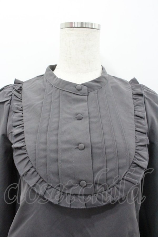 画像2: FLC / 皆方由衣コラボペプラムブラウス S グレー I-26-02-06-002-LO-BL-AS-ZI (2)