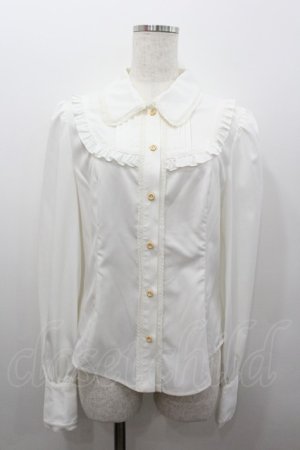 画像: Hoshibako Works / ジャスミン刺繍フリルブラウス  オフ I-26-02-06-025-LO-BL-HR-ZI