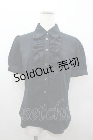 画像: NO.S PROJECT / リリーブラウス  紺 I-26-02-06-026-LO-BL-HR-ZI