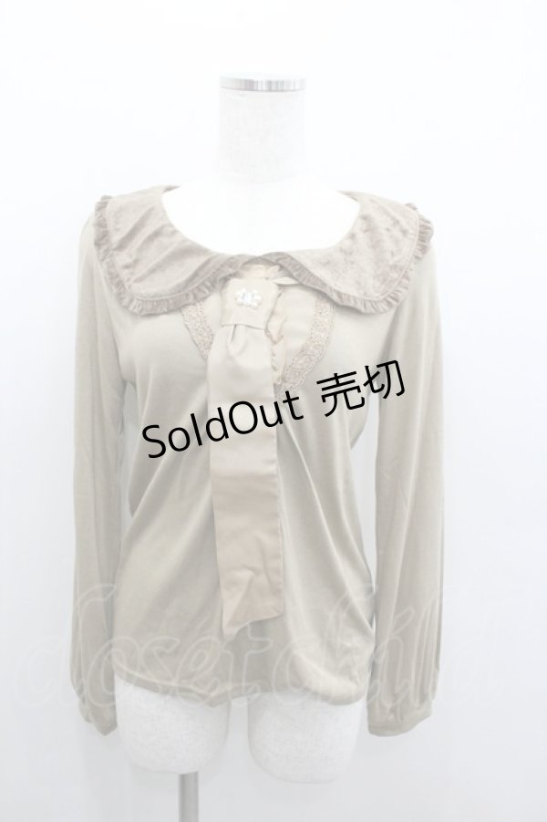 画像1: axes femme / タイ付きクラシックPO  ブラウン I-26-02-08-033-AX-TO-SA-ZI (1)