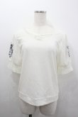 画像1: axes femme / ラメール刺繍トップス  白 I-26-02-08-005-AX-TO-SA-ZI (1)