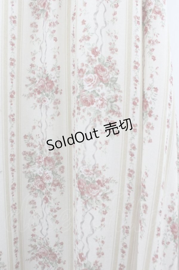 画像2: axes femme / ストライプ柄マキシワンピース  アイボリー I-26-02-08-063-AX-OP-SA-ZI (2)