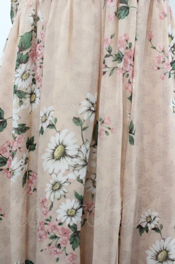 画像2: axes femme / 大花柄マキシワンピース  ピンク I-26-02-08-064-AX-OP-SA-ZI (2)