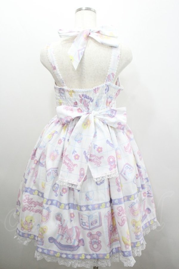 画像3: Angelic Pretty / Baby Toysジャンパースカート  白 I-26-02-08-079-AP-OP-SA-ZI (3)