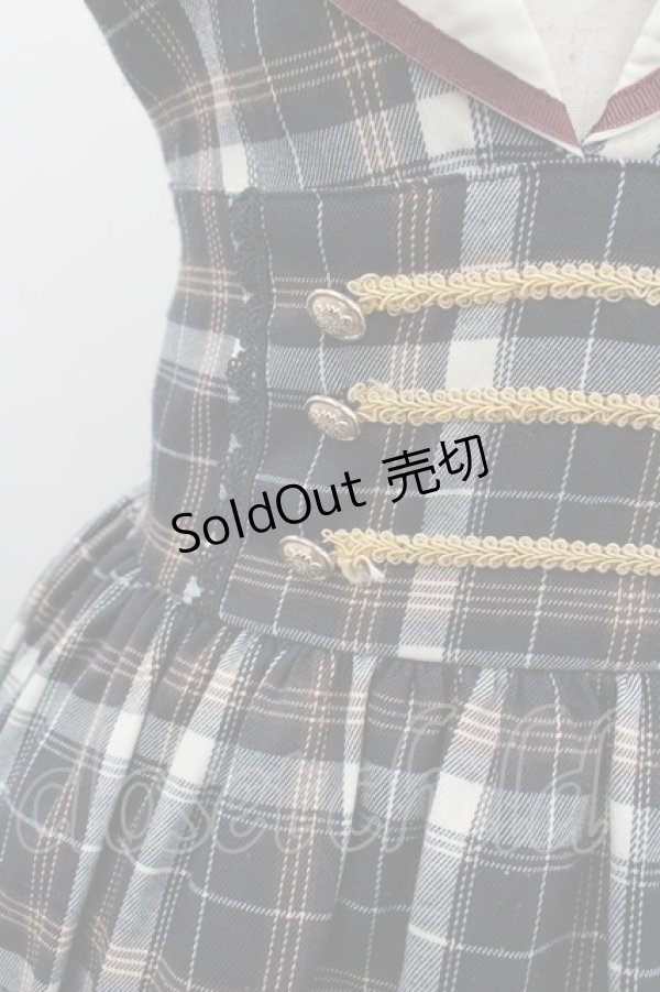 画像2: axes femme / ギフト刺繍ホルターOP M ネイビー I-26-02-08-080-AX-OP-TE-ZI (2)