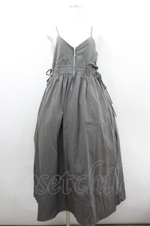 画像: axes femme / ジップワンピース  グレー I-26-02-08-082-AX-OP-HR-ZI