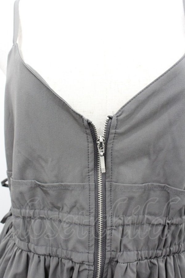 画像2: axes femme / ジップワンピース  グレー I-26-02-08-082-AX-OP-HR-ZI (2)