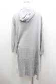 画像3: axes femme / 裾切替フードロングカーディガン  ライトグレー I-26-02-08-084-AX-TO-HR-ZI (3)