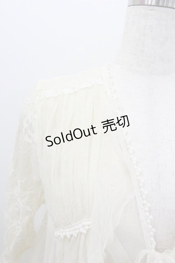 画像3: axes femme / レイヤード風レースガウン  生成り I-26-02-08-009-AX-TO-SA-ZI (3)