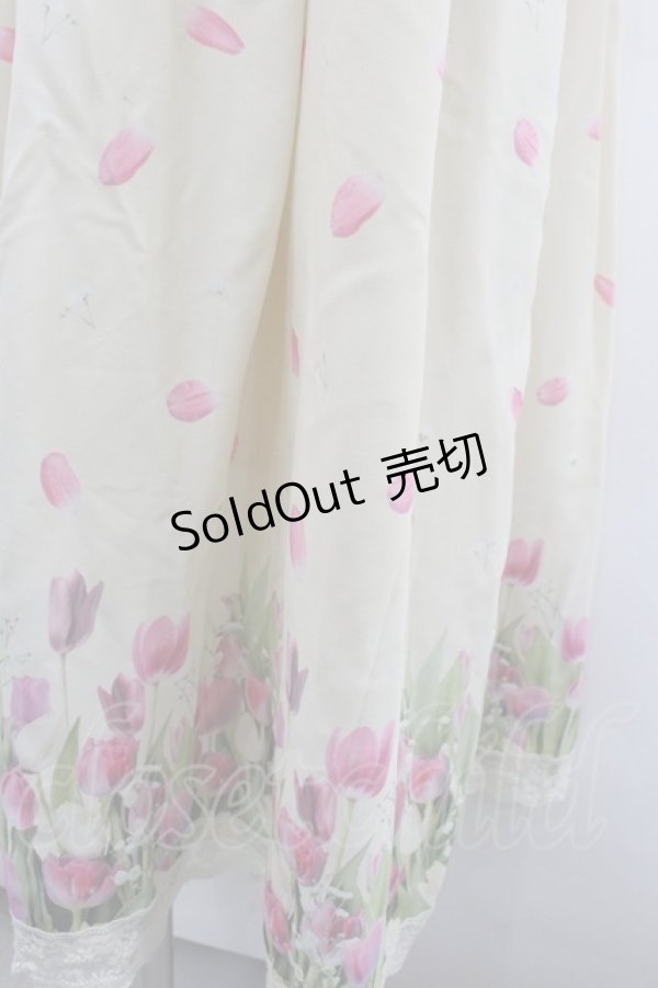 画像2: axes femme POETIQUE / チューリップロングワンピース  イエロー I-26-02-08-090-AX-OP-SA-ZI (2)