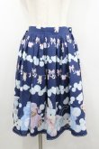 画像1: axes femme kawaii / ランドリー柄スカート  紺 I-26-02-08-093-AX-SK-HR-ZI (1)