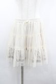 画像1: axes femme / アンティークプリントチュールボリュームスカート M アイボリ- I-26-02-08-096-AX-SK-TE-ZI (1)