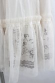 画像2: axes femme / アンティークプリントチュールボリュームスカート M アイボリ- I-26-02-08-096-AX-SK-TE-ZI (2)