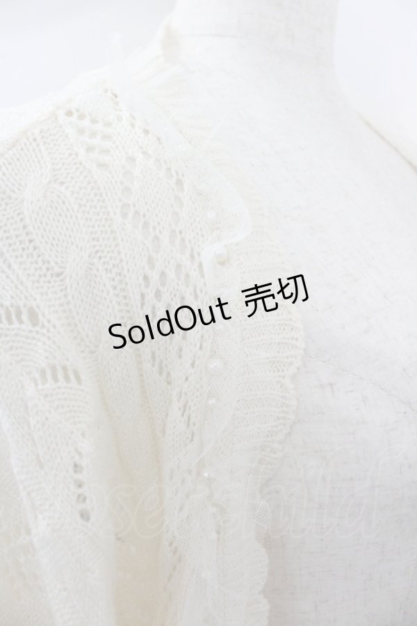 画像3: axes femme / ドルマンスリーブボレロ  オフ I-26-02-08-010-AX-TO-AS-ZI (3)