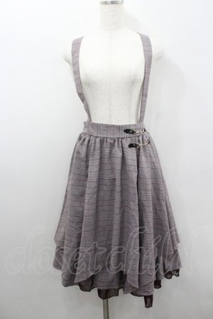 画像: axes femme / ビット使いサススカート  ボルドー I-26-02-08-101-AX-SK-SA-ZI