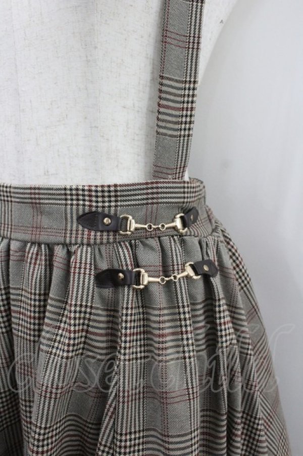 画像2: axes femme / ビット使いサススカート  ブラウン I-26-02-08-102-AX-SK-SA-ZI (2)