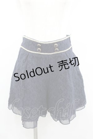 画像: axes femme / レースショートパンツ  ネイビー I-26-02-08-121-AX-PA-SA-ZI