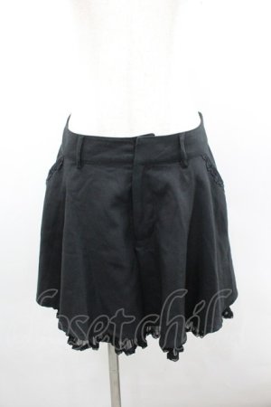 画像: axes femme / フレアキュロット  黒 I-26-02-08-124-AX-PA-HR-ZI