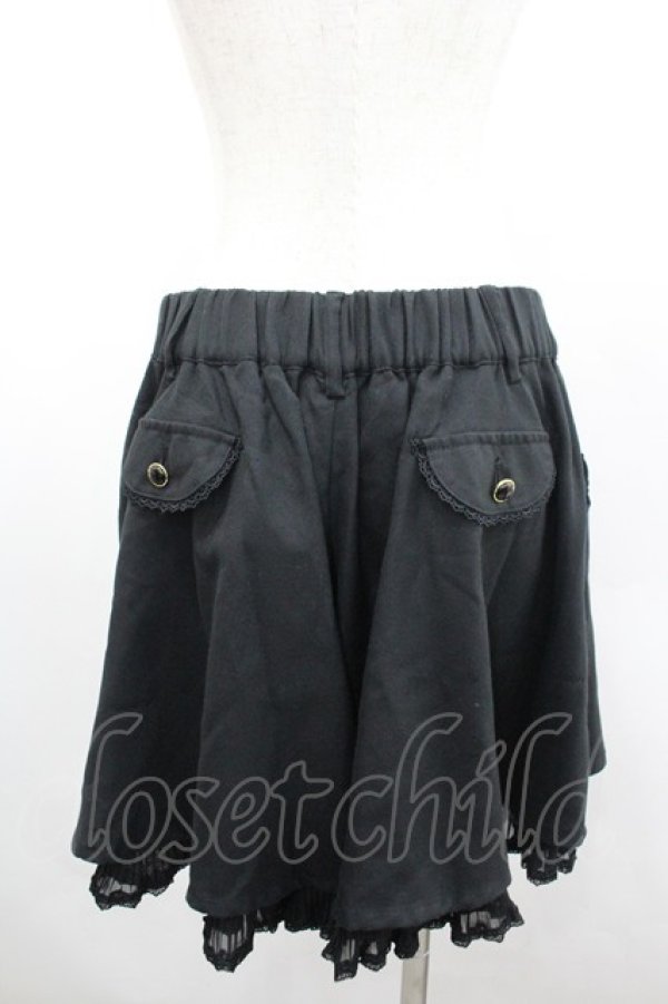 画像3: axes femme / フレアキュロット  黒 I-26-02-08-124-AX-PA-HR-ZI (3)