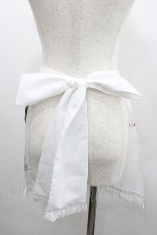 画像3: axes femme kawaii / お菓子の家プリントエプロン  白 I-26-02-08-125-AX-SK-HR-ZI (3)