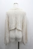 画像3: axes femme POETIQUE / レースデザインボレロ  アイボリー I-26-02-08-013-AX-TO-HR-ZI (3)