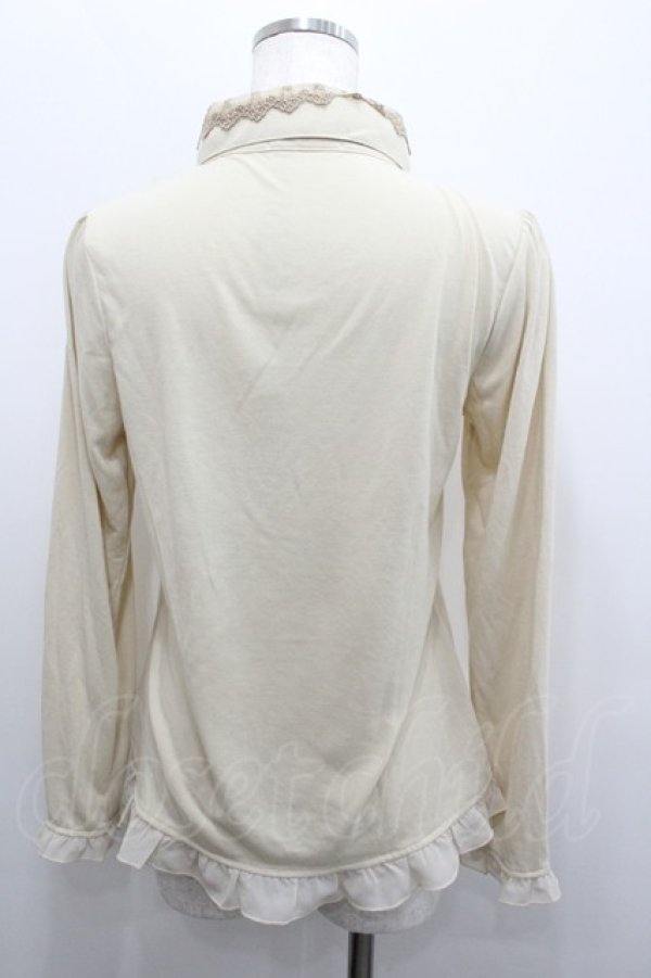 画像3: axes femme / レース重ね襟長袖プルオーバー  ベージュ I-26-02-08-022-AX-TO-SA-ZI (3)