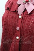 画像3: axes femme kawaii / プチローズニットカーデ  赤 I-26-02-08-031-AX-TO-HR-ZI (3)