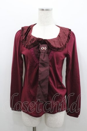 画像: axes femme / タイ付きクラシックPO  ボルドー I-26-02-08-032-AX-TO-SA-ZI