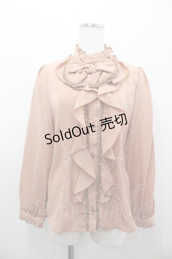 画像1: axes femme / リボンフリルBL M オレンジ I-26-02-11-001-AX-BL-SA-ZI (1)