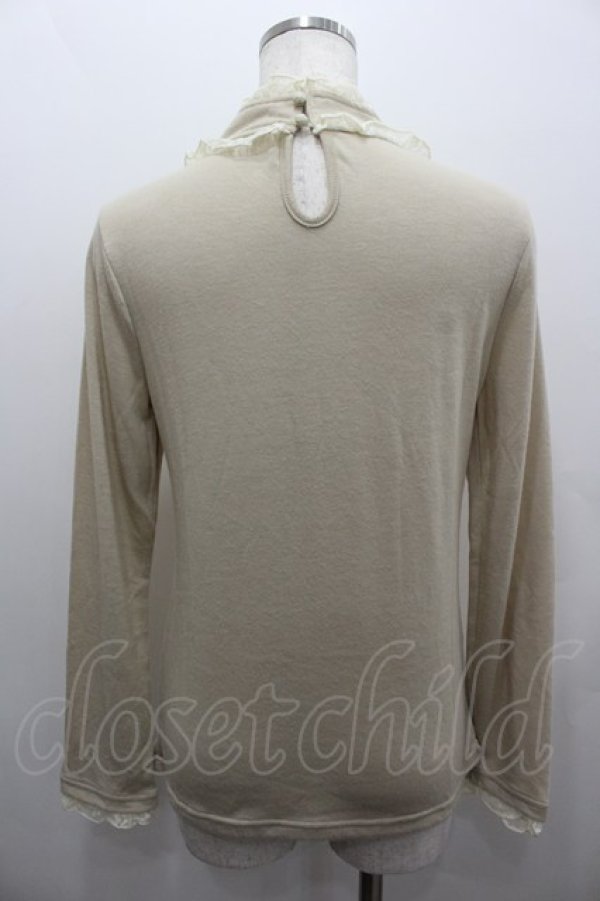 画像3: axes femme / レースビッグリボンカットソー  アイボリー I-26-02-11-036-AX-TO-SA-ZI (3)