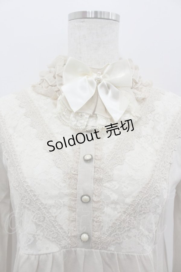 画像2: axes femme / ジャボ付きフェミニPO M キナリ I-26-02-11-037-0-TO-SA-ZI (2)