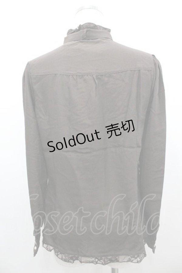 画像3: axes femme / ボリュームフリルスタンドBL  ブラウン I-26-02-11-004-0-BL-SA-ZI (3)