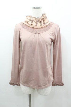 画像: axes femme / 首元シャーリングタートル M アワピンク I-26-02-11-046-AX-TO-SA-ZI