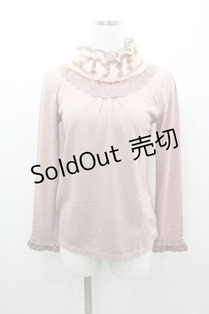 画像: axes femme / 首元シャーリングタートル M アワピンク I-26-02-11-046-AX-TO-SA-ZI