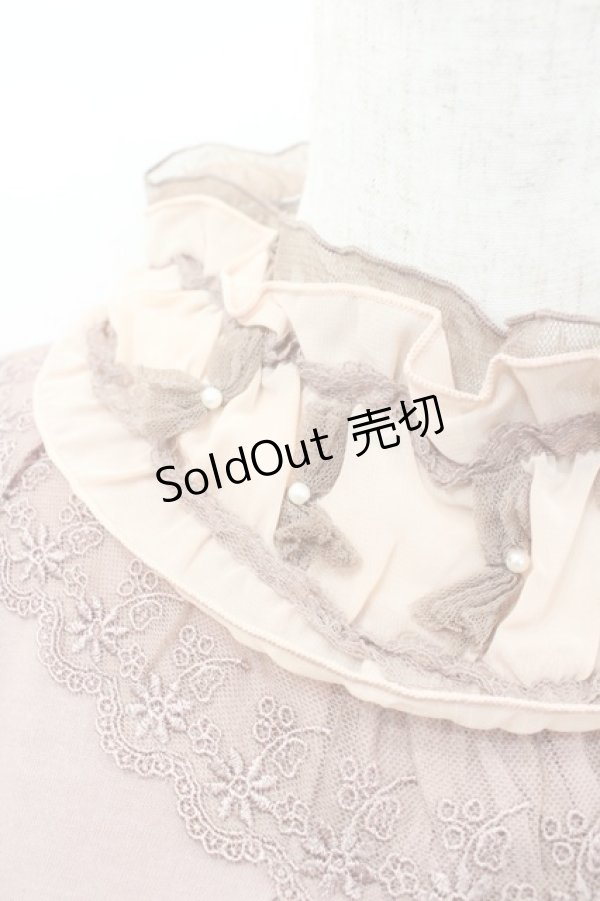 画像2: axes femme / 首元シャーリングタートル M アワピンク I-26-02-11-046-AX-TO-SA-ZI (2)