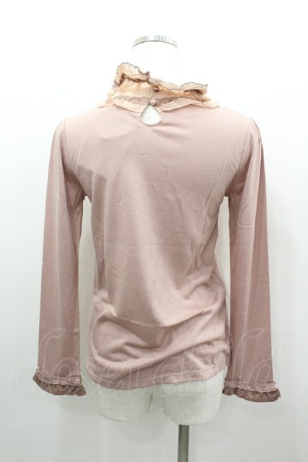 画像3: axes femme / 首元シャーリングタートル M アワピンク I-26-02-11-046-AX-TO-SA-ZI (3)