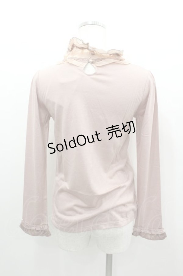 画像3: axes femme / 首元シャーリングタートル M アワピンク I-26-02-11-046-AX-TO-SA-ZI (3)