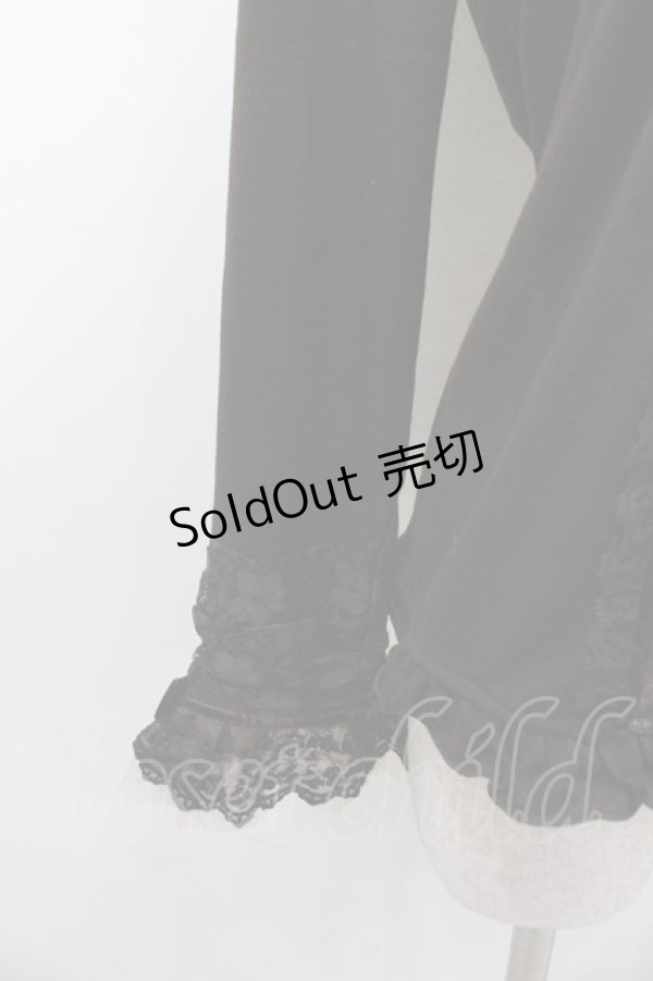 画像2: axes femme / 袖口レーシープルオーバー M チャ I-26-02-11-054-AX-TO-SA-ZI (2)