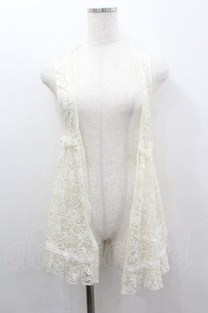 画像: TRALALA / 総レースジレ  白 I-26-02-11-065-LO-TO-SA-ZI