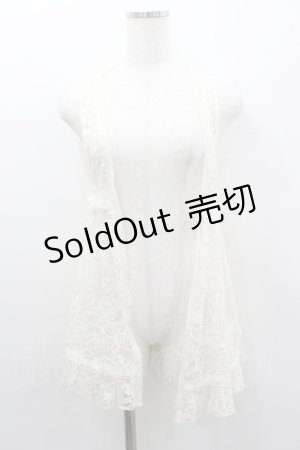 画像: TRALALA / 総レースジレ  白 I-26-02-11-065-LO-TO-SA-ZI