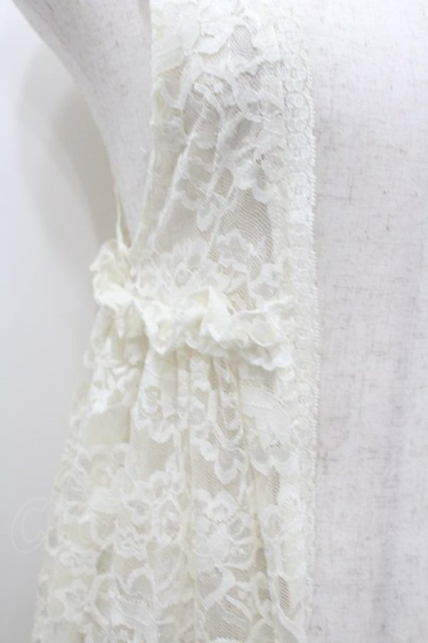 画像2: TRALALA / 総レースジレ  白 I-26-02-11-065-LO-TO-SA-ZI (2)