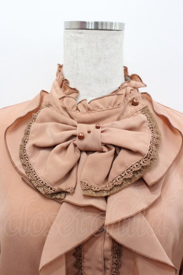 画像2: axes femme / リボンフリルBL M オレンジ I-26-02-11-001-AX-BL-SA-ZI (2)