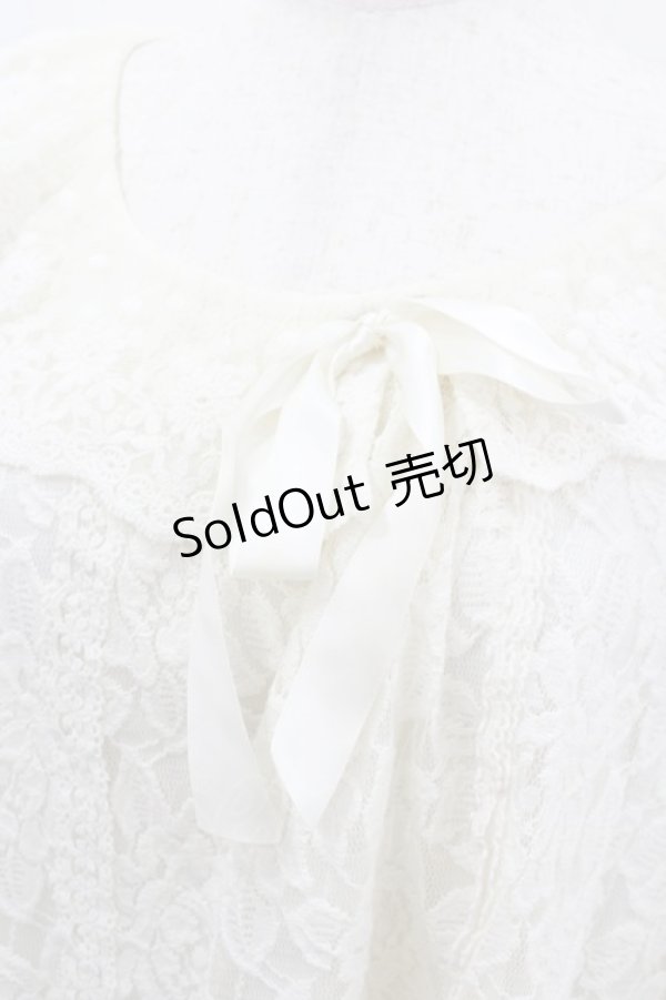 画像2: LIZ LISA / 総レーストップス  アイボリー I-26-02-11-069-LO-TO-SA-ZI (2)