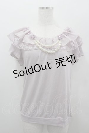 画像: axes femme / お花ＸパールPO  ラベンダー I-26-02-11-008-AX-TO-SA-ZI