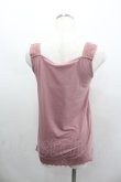 画像3: axes femme / 薔薇シフォンレースタンク  ピンク I-26-02-11-080-AX-TO-SA-ZI (3)