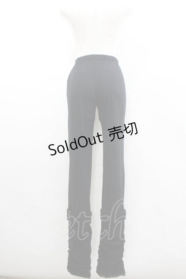 画像4: axes femme / ニットアームカバー切り替えレギンス  黒 I-26-02-11-093-AX-PA-SA-ZI (4)