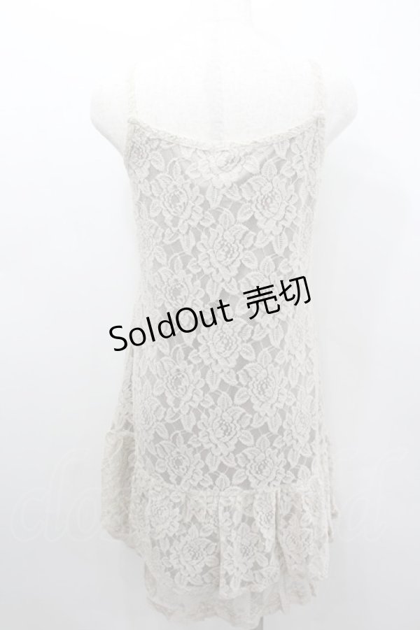 画像3: axes femme / 総レースキャミワンピース  アイボリー I-26-02-11-095-AX-OP-SA-ZI (3)