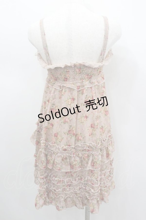 画像3: axes femme / ナポレオンブーケキャミチュニック  ピンク I-26-02-11-107-AX-OP-SA-ZI (3)