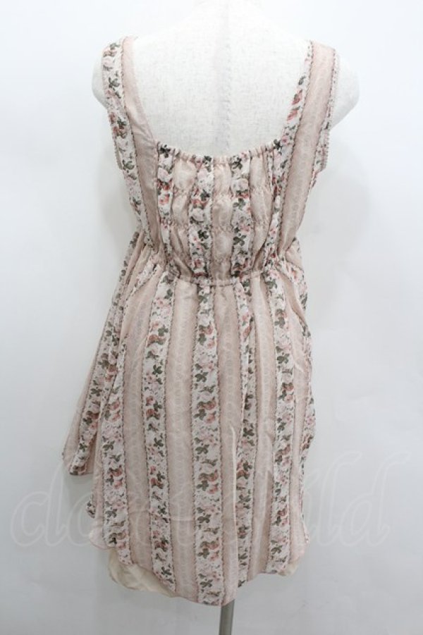 画像3: axes femme / ストライプバライレヘムチュニ M アワピンク I-26-02-11-112-AX-OP-SA-ZI (3)