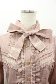画像2: axes femme / ボウタイ付き長袖フリルブラウス L ピンク I-26-02-11-002-AX-BL-SA-ZI (2)